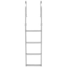 VEVOR Priključna lestev 4 stopnice 350x80 mm 227 kg snemljiva