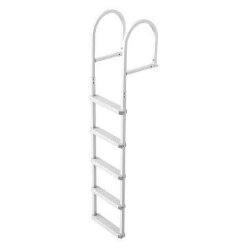 VEVOR Priključna lestev 5 stopenj 570x80x27 mm odstranljiva