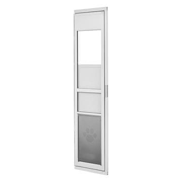 VEVOR Pesja vrata nastavljiva višina 1927x2049 mm ekstra velika aluminijasta drsna