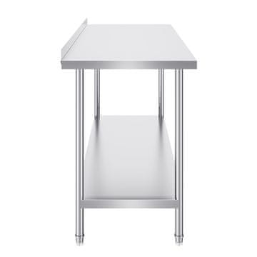 VEVOR Delovna miza 61x152.4x91.4 cm z nastavljivo višino, kovinska