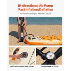 VEVOR Napihljiva deska za sup 305x84x15 cm modra