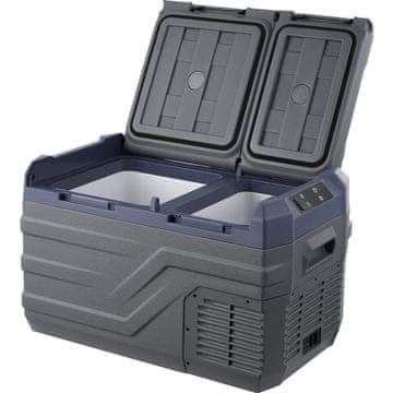 VEVOR Avtomobilski hladilnik 25 L, prenosni zamrzovalnik z dvema conama, nastavljiv, 61.8x37.6x37.2 cm
