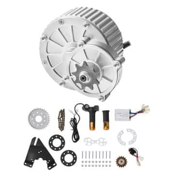 VEVOR Električni krtačni DC motor komplet 450W 36V 3000rpm 117x112x129 mm