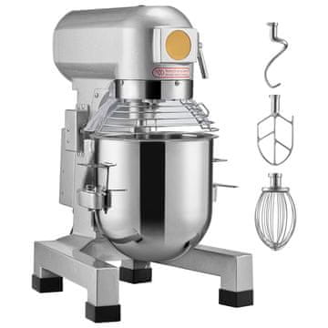 VEVOR Mešalnik hrane 14L 467x406x685 mm srebrne barve