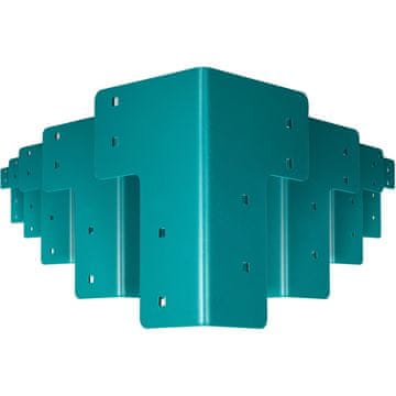 VEVOR Komplet kotnih nosilcev za delovno mizo 8 kosov 178x178x254 mm zelena