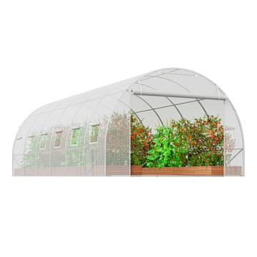 VEVOR Toplotna folija tunel 590x295x198 cm bela