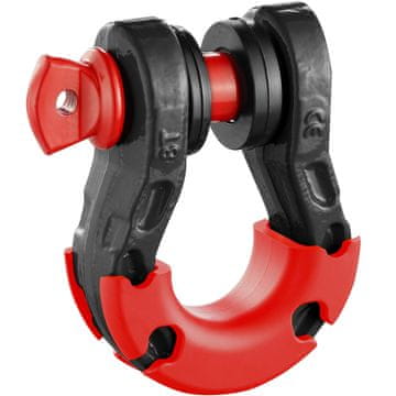 VEVOR D-obročna spona 19 mm s 22.2 mm vijakom črna težka izvedba