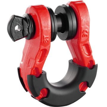 VEVOR D-obročna spona 19 mm z vijakom 22.2 mm rdeča