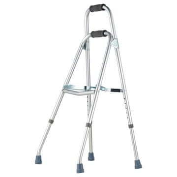VEVOR Walker zložljiv Hemi z eno roko, nastavljiv, 38x32.5x77-88.9 cm