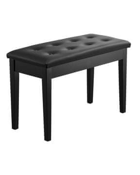 VEVOR Klaviaturni stol Duet, klaviaturni stol, 750x355x490 mm, shranjevanje