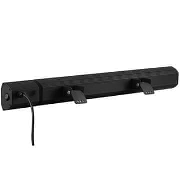 VEVOR Infrardeči grelnik T17-GR30B 1020x100x60 mm 3000W Črn