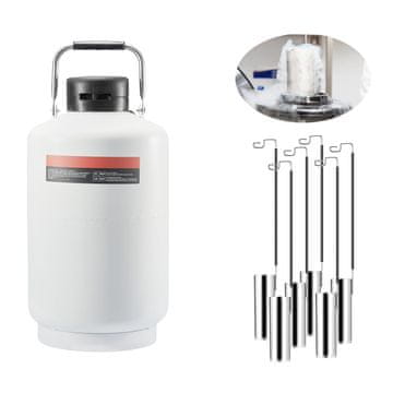 VEVOR Rezervoar za tekoči dušik 10 L 304x304x560 mm aluminijeva zlitina
