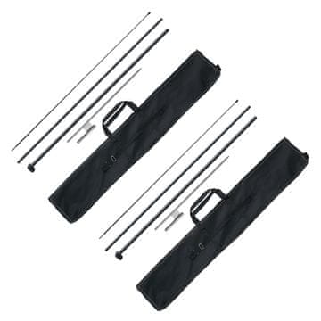VEVOR Komplet drog za zastavo Swooper peresna zastava 2 kosa 330x388.5 cm za zunaj