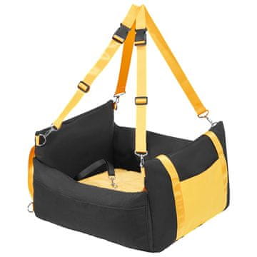 VEVOR Avto sedež za psa 58.5x56x33 cm črne barve