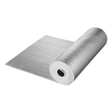 VEVOR Izolacijski zvitek dvojni odsevni penasti jedro toplotna pregrada 122x762 cm srebrna