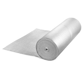VEVOR Izolacijska rolna dvojno odsevna pena jedro 3.2 mm 122 cm x 3048 cm srebrna