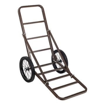 VEVOR Zložljiv voziček za divjad 1120x650x1050 mm rjav