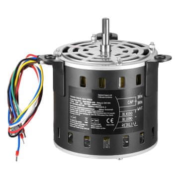 VEVOR Motor ventilatorja peči 1/2HP 220V 2.6A 3-stopenjski 179x172.5x181 mm