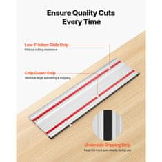 VEVOR Vodilo za tračno žago 1397 mm, rezalni razpon 2 x 698.5 mm, komplet