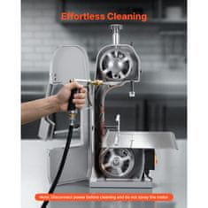 VEVOR Električna trakasta žaga za meso BS-130 315x460 mm, debelina rezanja 0-110 mm