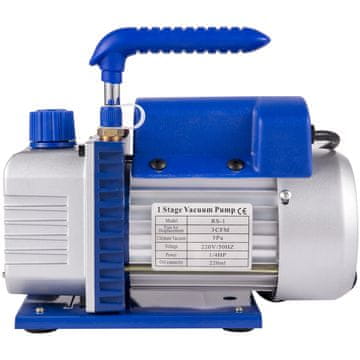 VEVOR Komplet vakuumske črpalke za hladilno sredstvo enostopenjski 3CFM 1/4HP 84 L/min HVAC komplet merilnika manifold
