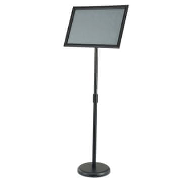 VEVOR Nosilec za tablo 1357x456x250 mm Črn nastavljiv