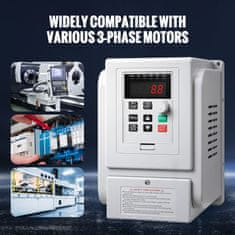 VEVOR Pretvornik frekvence 2.2KW 3HP 10A krmilnik hitrosti