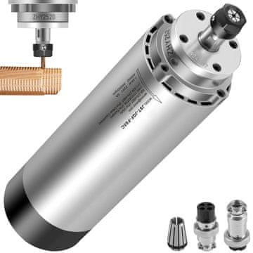 VEVOR Hladilni motor vretena z zračenjem 6.5x20.5 cm 1.5 kW CNC graviranje