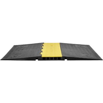 VEVOR Zaščita kabla rampa CP-5DA 114.5x80x5 cm črna