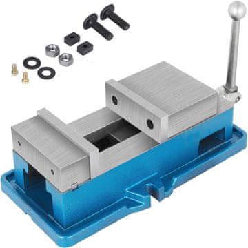 VEVOR Vijak za klop Super-Lock 39.4x18x11.4 cm 125 mm širina čeljusti 24 kN CNC