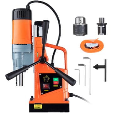 VEVOR Magnetna vrtalna preša 1550W 0-500 RPM 320x140x430 mm kovinska