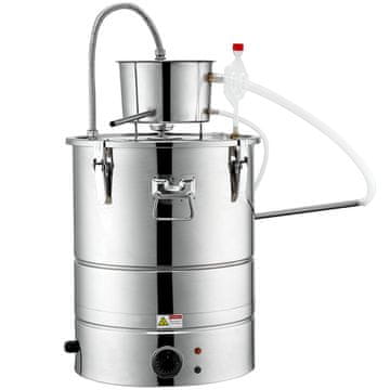 VEVOR Destilator vode 34.1 L z zbiralnikom Thumper in vodno črpalko 372x372x780 mm