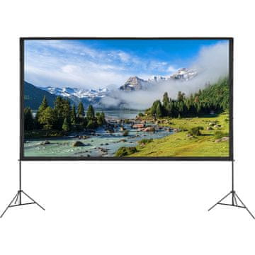 VEVOR Projekcijsko platno s stojalom 4202x650x2746 mm, belo