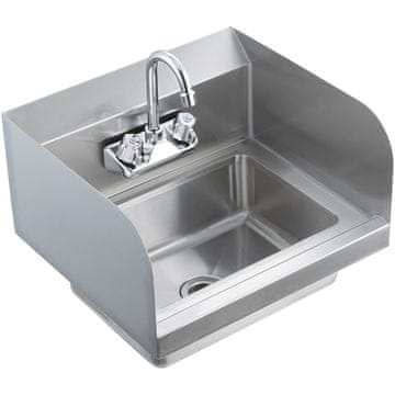 VEVOR Umivalnik za roke 43.2x32.5 cm za stensko montažo