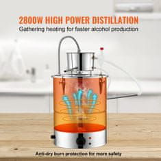 VEVOR Destilator vode za eterična olja 49.2L 42.4x42.4x84 cm