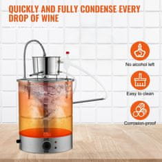 VEVOR Destilator vode za eterična olja 49.2L 42.4x42.4x84 cm