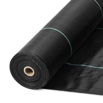 VEVOR Pregrada proti plevelu, pokrivna tkanina za krajino, 4.27x18.29 m, 142 g, črna