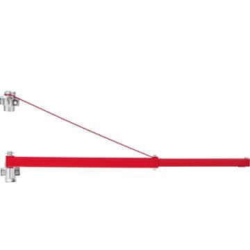 VEVOR Nosilec za električni dvigalo 1180x180x810 mm, največja obremenitev 600 kg, jeklo, delavnica
