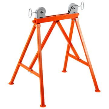 VEVOR Stojalo za cevi z valjčno glavo 680x745x900 mm, nosilnost 1134 kg, jeklo