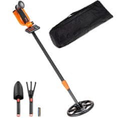 VEVOR Detektor kovin TS26 62x20.2x9.2 cm Nastavljiv LCD zaslon Vodoodporen za otroke