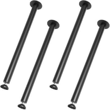 VEVOR Nastavljive noge za mizo 76.2 cm črne, komplet 4 kosa