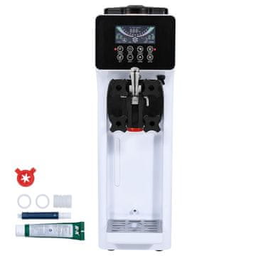 VEVOR Stroj za sladoled en okus, namizni, mehka postrežba, lijak 4L, valj 1.6L