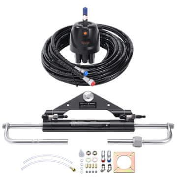 VEVOR Hidravlični komplet zunanjega krmiljenja 150HP, 731.5 cm cev, morski čoln