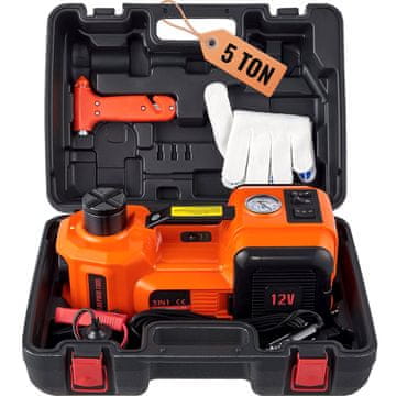 VEVOR Električni hidravlični dvigalko za avto, 5 ton, 12V, 155x450 mm