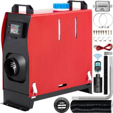 VEVOR Dieselski zračni grelec 8KW 12V z daljinskim upravljalnikom in LCD termostatom 415x175x405 mm