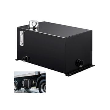 VEVOR Rezervoar hidravlične tekočine 37.9 L 50x30x26 cm Črn