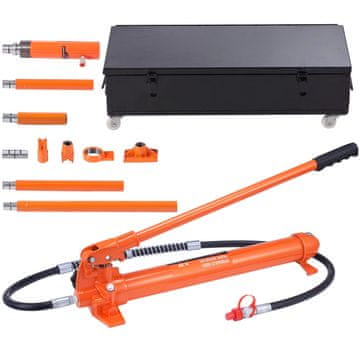 VEVOR Hidravlični dvigalki komplet 20 ton Porta Power 500x92x85 mm rdeč