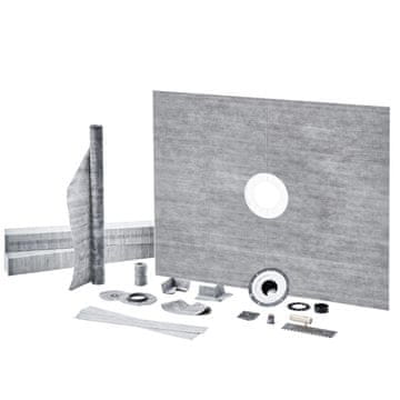VEVOR Komplet za tuš rob JQ-4860A 1524x1219x28 mm siva