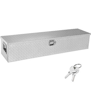 VEVOR Orodjarna za tovorno posteljo 121.9x38.1x38.1 cm srebrna