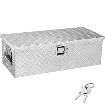 VEVOR Orodjarna za tovorno posteljo 76.2x33x24.4 cm srebrna